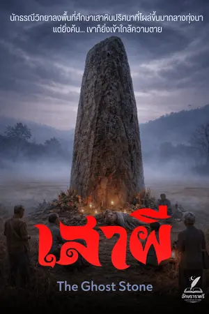 ปกนิยาย เสาผี - The Ghost Stone