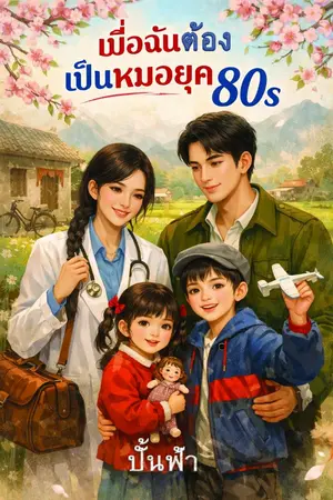 ปกนิยาย เมื่อฉันต้องเป็นหมอยุค 80s