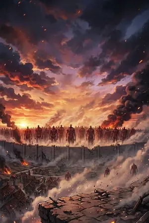 ปกนิยาย Fic Attack on titan การแทรกแซงแห่งโชคชะตา(ปกชั่วคราว)