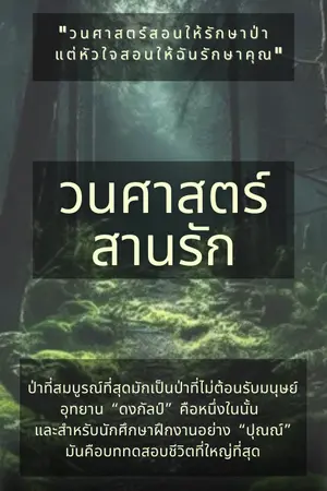 ปกนิยาย วนศาสตร์สานรัก
