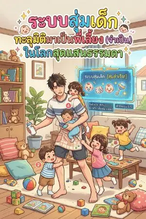 ปกนิยาย ระบบสุ่มเด็ก: ทะลุมิติมาเป็นพี่เลี้ยง (จำเป็น) ในโลกสุดแสนธรรมดา
