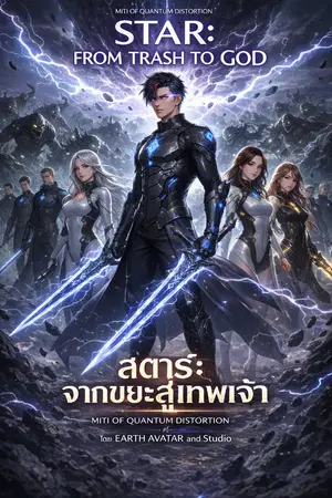 ปกนิยาย สตาร์: จุดเริ่มต้นของขยะสู่เทพ