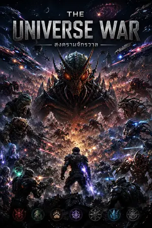 ปกนิยาย สงครามจักรวาล (The Universe War)