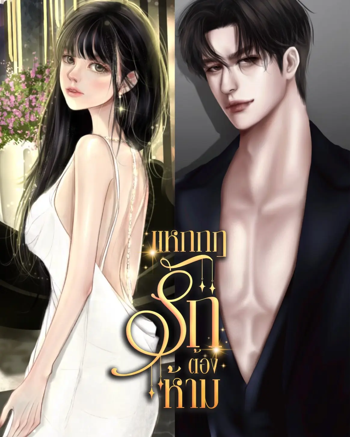 ปกนิยาย แหกกฏ รักต้องห้าม