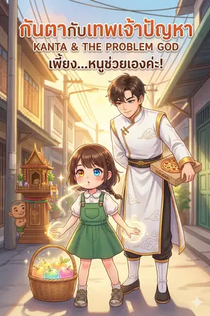 ปกนิยาย กันตากับเทพเจ้าปัญหา