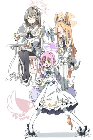 ปกนิยาย [Fic Blue Archive/Oc] : Black Wing of Tea Party