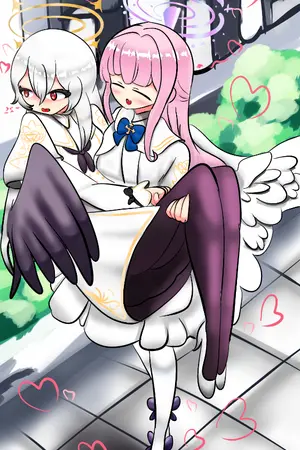 ปกนิยาย [Fic Blue Archive/Oc] : Black Wing of Tea Party