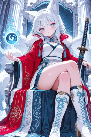 ปกนิยาย ฉันได้กลายเป็นตัวละครในเกมที่เป็นจิ้งจอกเก้าหางซะแล้ว