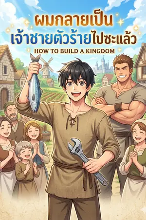 ปกนิยาย ผมกลายเป็นเจ้าชายตัวร้ายไปซะแล้ว | How to build a kingdom