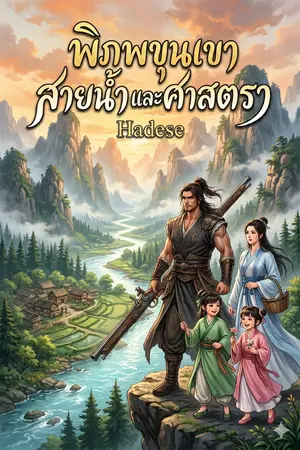ปกนิยาย พิภพ ขุนเขา สายน้ำ และศาสตรา