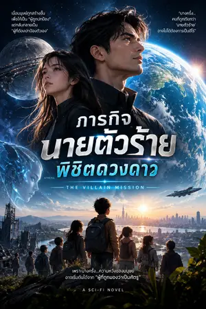 ปกนิยาย ภารกิจนายตัวร้ายพิชิตดวงดาว