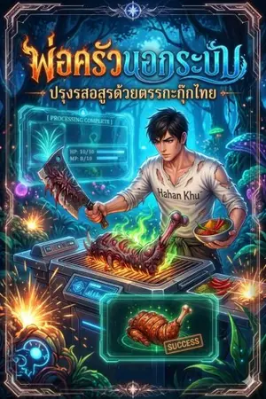 ปกนิยาย พ่อครัวนอกระบบ : ปรุงรสอสูรด้วยตรรกะกุ๊กไทย