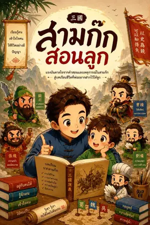ปกนิยาย สามก๊กสอนลูก
