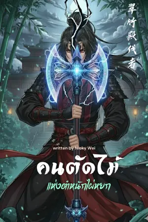 ปกนิยาย คนตัดไม้แห่งตำหนักไผ่หยก