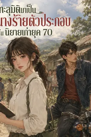 ปกนิยาย ทะลุมิติมาเป็นนางร้ายตัวประกอบในนิยายเก่ายุค 70