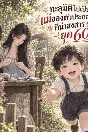 ปกนิยาย ทะลุมิติไปเป็นแม่ของตัวประกอบชายที่น่าสงสารยุค 60