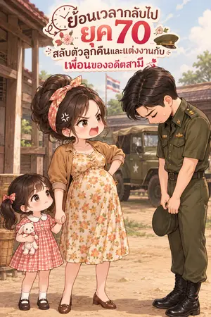 ปกนิยาย ย้อนเวลากลับไปยุค 70 สลับตัวลูกคืนและแต่งงานกับเพื่อนของอดีตสามี