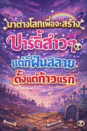 ปกนิยาย มาต่างโลกเพื่อจะสร้างปาร์ตี้สาวๆ แต่ก็ฝันสลายตั้งแต่ก้าวแรก!