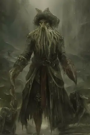 ปกนิยาย One Piece: เดวี โจนส์ กัปตันแห่งเรือผีเทอร์เรอร์โกสต์(นิยายแปล)