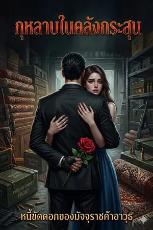 ปกนิยาย กุหลาบในคลังกระสุน