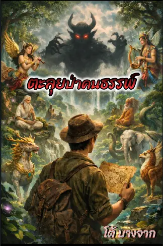 ปกนิยาย ตะลุยป่าคนธรรพ์