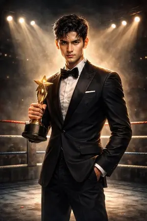 ปกนิยาย จากสังเวียนสู่จอเงิน