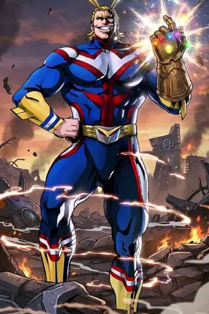 ปกนิยาย MHA x Marvel