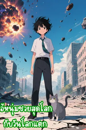 ปกนิยาย ไอ้หนุ่มซวยสุดโลก กับวันโลกแตก