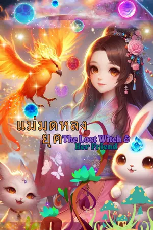 ปกนิยาย แม่มดหลงยุค The Lost Witch & Her Friends