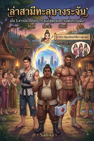 ปกนิยาย ล่าสามีทะลุบางระจัน