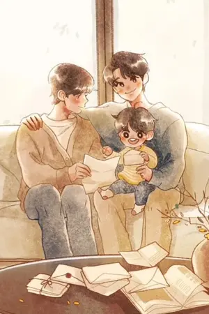 ปกนิยาย (จบ) จดหมายถึงพ่อหนู (MPREG)