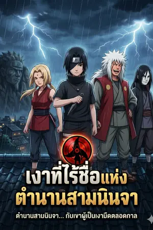 ปกนิยาย เงาที่ไร้ชื่อแห่งตำนานสามนินจา