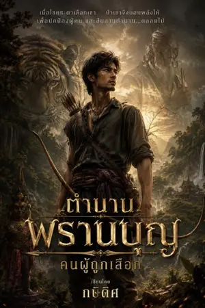 ปกนิยาย 🌿 ตำนานพรานบุญ: คนผู้ถูกเลือก