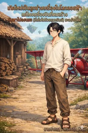 ปกนิยาย เกิดใหม่เป็นลูกช่างเครื่องในโลกลอยฟ้า แต่ไหงเครื่องบินที่ผมสร้างดันพาไปลงนรก (ที่เต็มไปด้วยขุมทรัพย์) ซะอย่างนั้น!