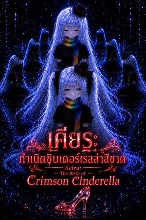 ปกนิยาย เคียรุ: กำเนิดซินเดอร์เรลล่าสีชาด [Keiru: The Birth of Crimson Cinderella]