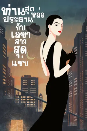 ปกนิยาย ท่านประธานสุดหล่อกับเลขาสาวสุดแซ่บ มี E-book