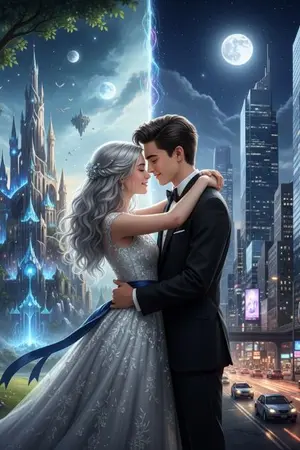 ปกนิยาย เปลี่ยนชะตาข้ามมิติสองโลก