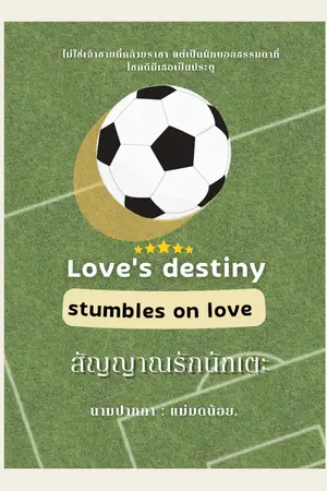 ปกนิยาย Love's destiny stumbles on love สัญญาณรักนายนักเตะ