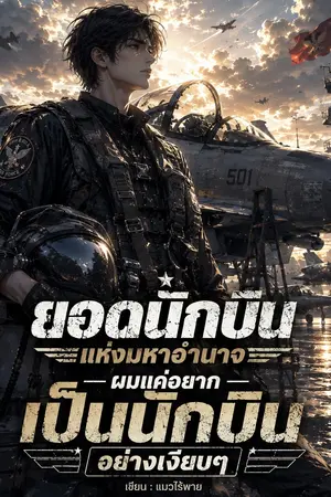 ปกนิยาย ยอดนักบินแห่งมหาอำนาจ — ผมแค่อยากเป็นนักบินอย่างเงียบๆ