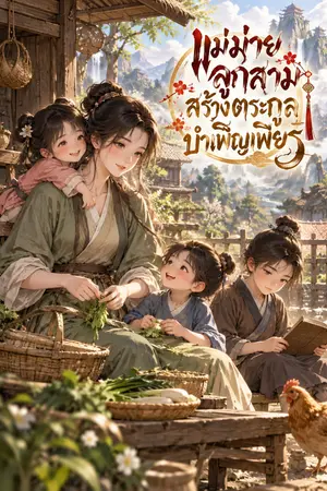 ปกนิยาย แม่ม่ายลูกสามสร้างตระกูลเซียน
