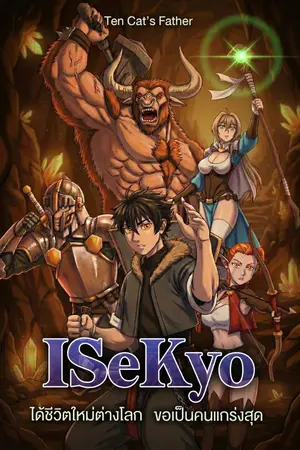 ปกนิยาย ISeKyo ได้ชีวิตใหม่ต่างโลก ขอเป็นคนแกร่งสุด