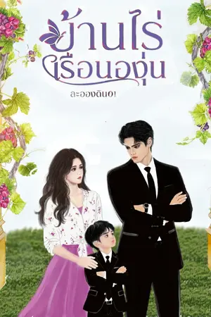 ปกนิยาย บ้านไร่เรือนองุ่น