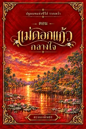 ปกนิยาย แม่ดอกแก้วกลางใจ(ซีรีส์"รากเหง้า")