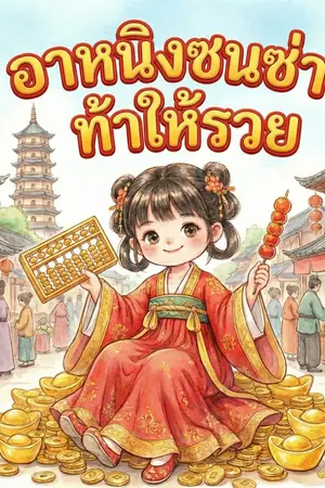 ปกนิยาย อาหนิงซนซ่า ท้าให้รวย