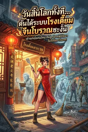ปกนิยาย วันสิ้นโลกทั้งที... ดันได้ระบบโรงเตี๊ยมจีนโบราณซะงั้น