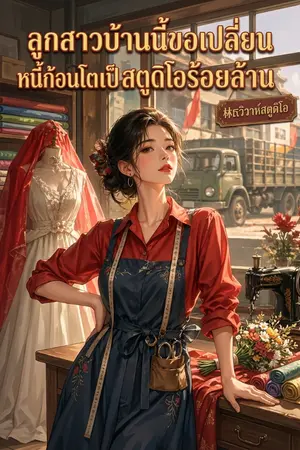 ปกนิยาย ลูกสาวบ้านนี้ขอเปลี่ยนหนี้ก้อนโตเป็นสตูดิโอร้อยล้าน