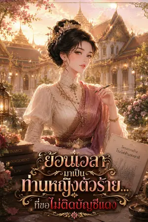ปกนิยาย ย้อนเวลามาเป็นท่านหญิงตัวร้าย...ที่ขอไม่ติดบัญชีแดง