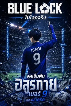 ปกนิยาย Blue Lock ในโลกจริง: จุดเริ่มต้นอสูรกายเบอร์ 9 แห่งมาดริด
