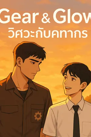 ปกนิยาย วิศวะกับคฑากร (Gear & Glow)