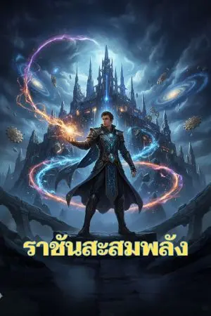 ปกนิยาย ราชันสะสมพลัง